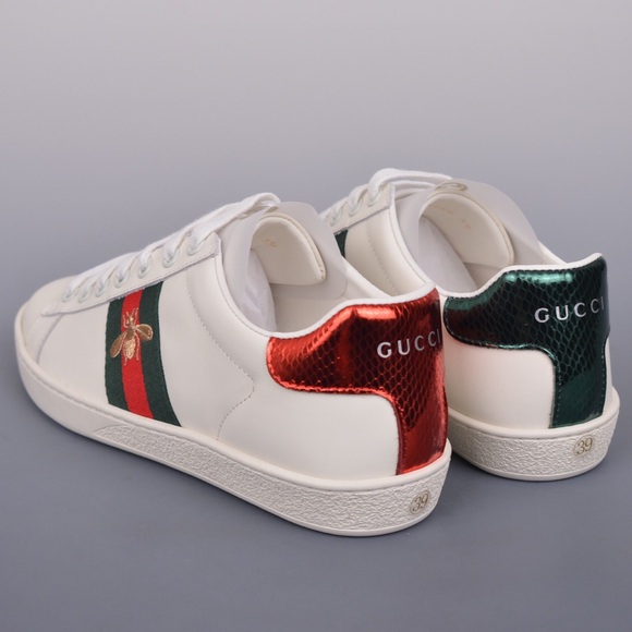 Gucci classic sports lace-up small white shoes couple style - Picture 7 of 8